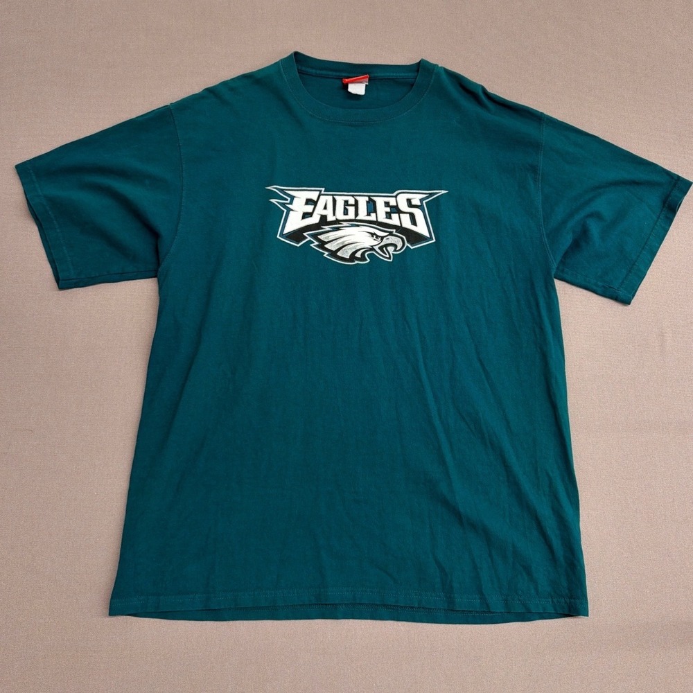 NFL Philadelphia Eagles Graphic T-Shirt Mens Midnight Green Short Sleeve Tee